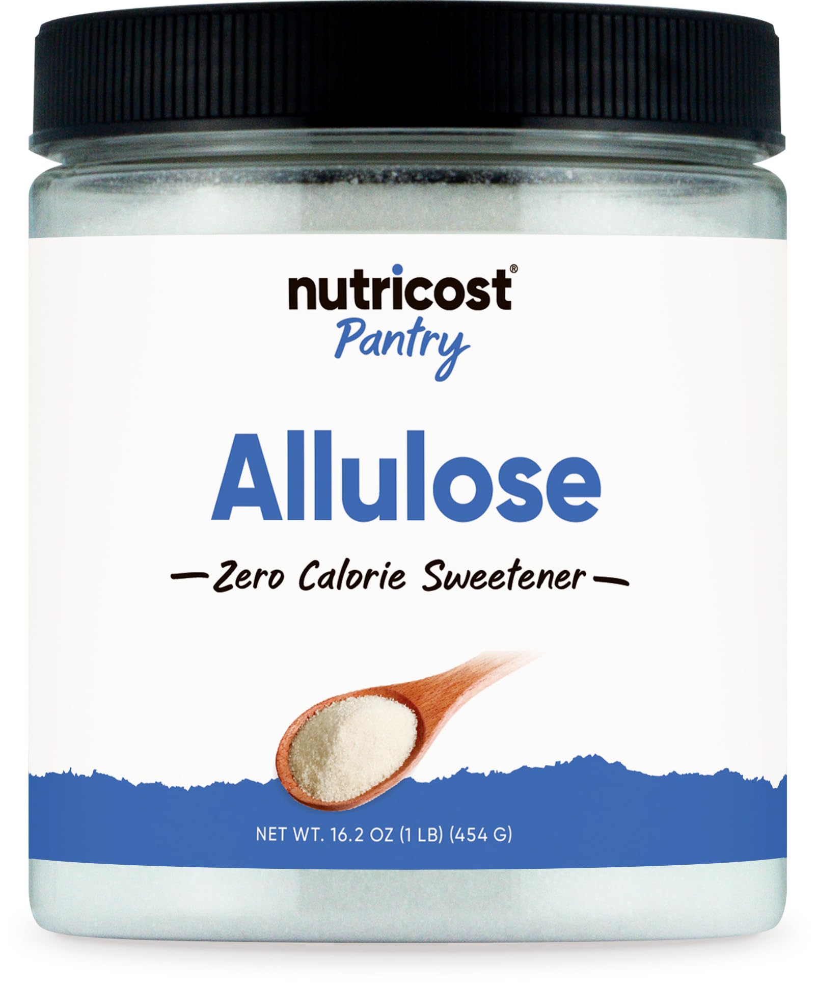 Nutricost Allulose Sweetener (1 LB) - KETO Sugar, 0 Calorie, Low Carb, Natural Sugar Alternative, Crystalline Powder