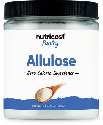 Nutricost Allulose Sweetener (1 LB) - KETO Sugar, 0 Calorie, Low Carb, Natural Sugar Alternative, Crystalline Powder