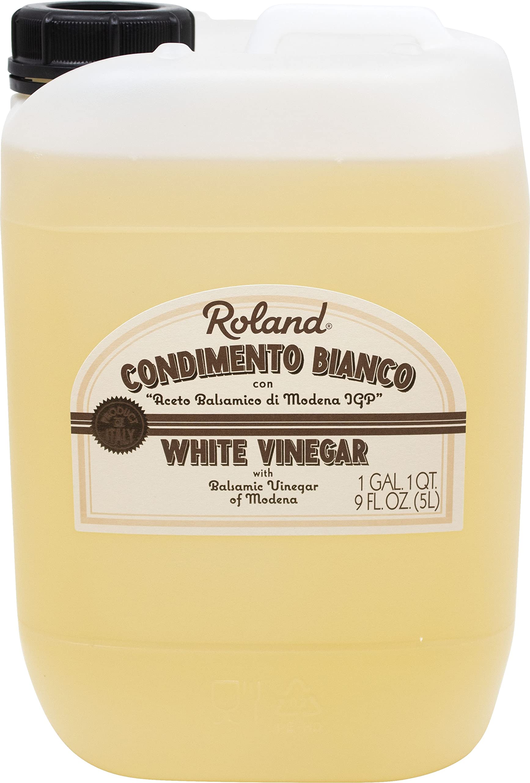 Roland Foods Condimento Bianco With Balsamic Vinegar Of Modena, White Vinegar, 5-Liter Jug