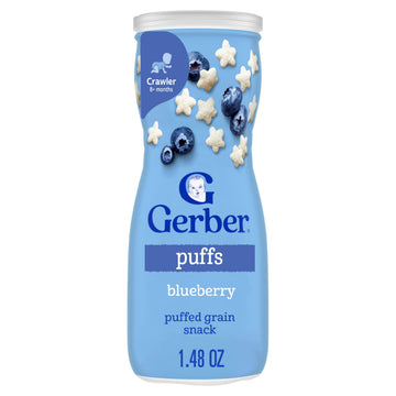 Gerber Blueberry Puffs Baby Food, 1.48 Oz