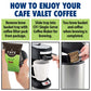 Caf   Valet DECAF Dark Roast Single Serve Coffee Packets - 84 Count - For Use with Caf   Valet Single Serve Cofee Makers - Dispo
