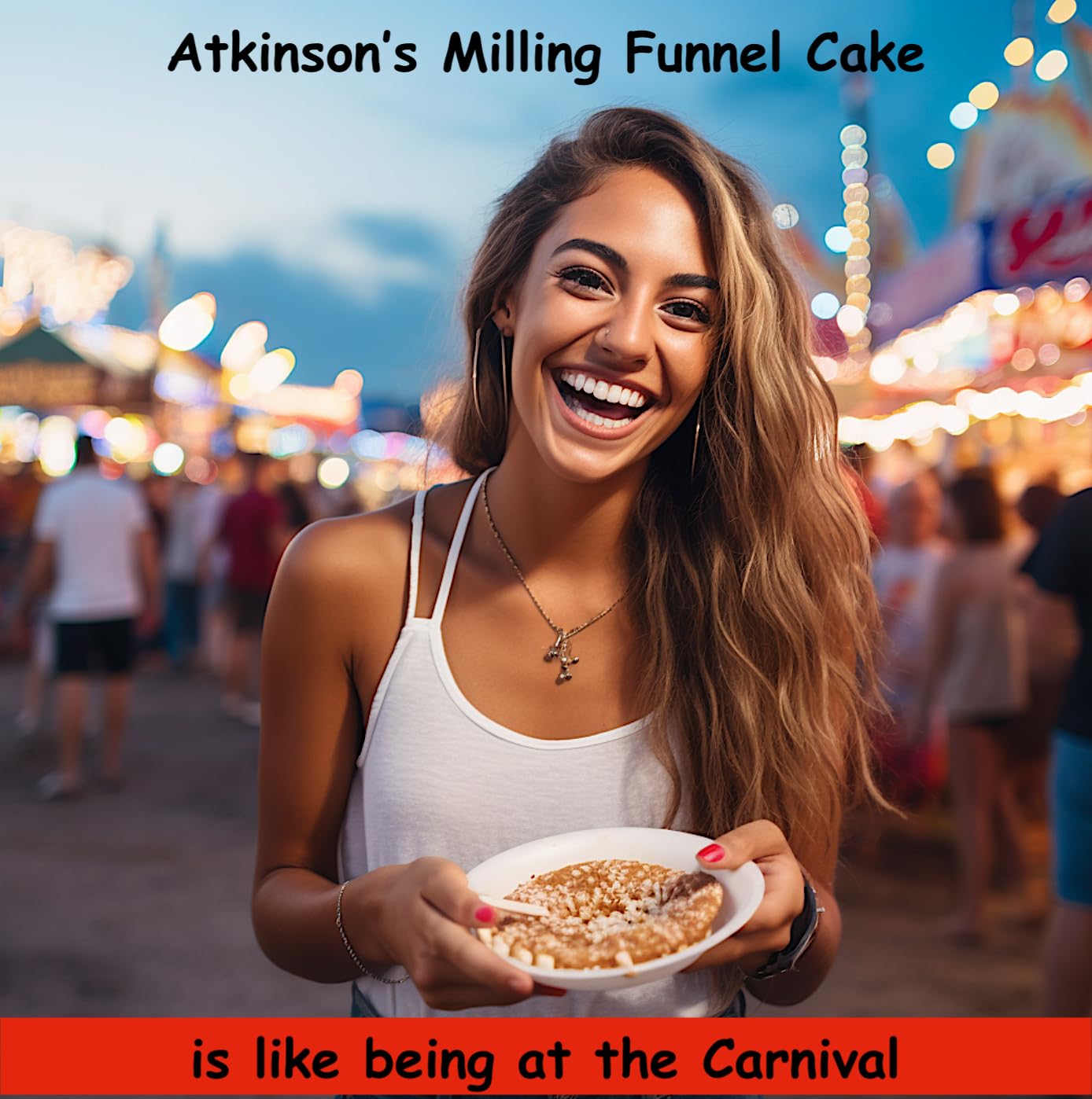 Atkinson'S Milling Funnel Cake Mix - 2 Lb Bag - Relive That Carnival Feeling
