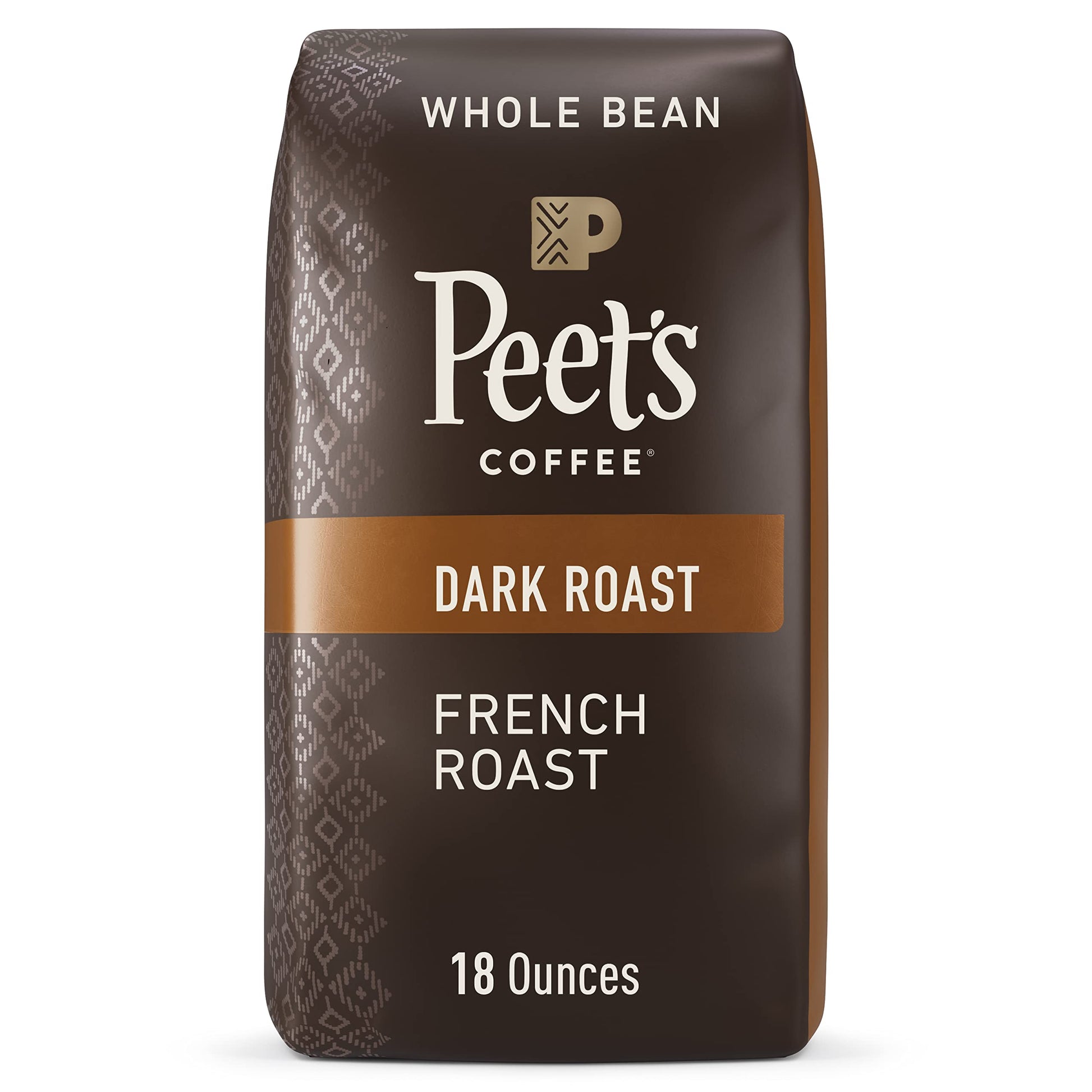 Peet'S Coffee, Dark Roast Whole Bean Coffee - French Roast 18 Ounce Bag