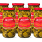 Mezzetta Jalapeno Stuffed Olives, Medium Heat, Gluten Free, Keto, 10 Ounce Jar, Pack of 6