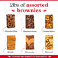 Davids Cookies Assorted Brownies in Merry Christmas Tin | Delicious Fresh Baked Gourmet Chocolate Fudge Slices Comes in Mery Ch
