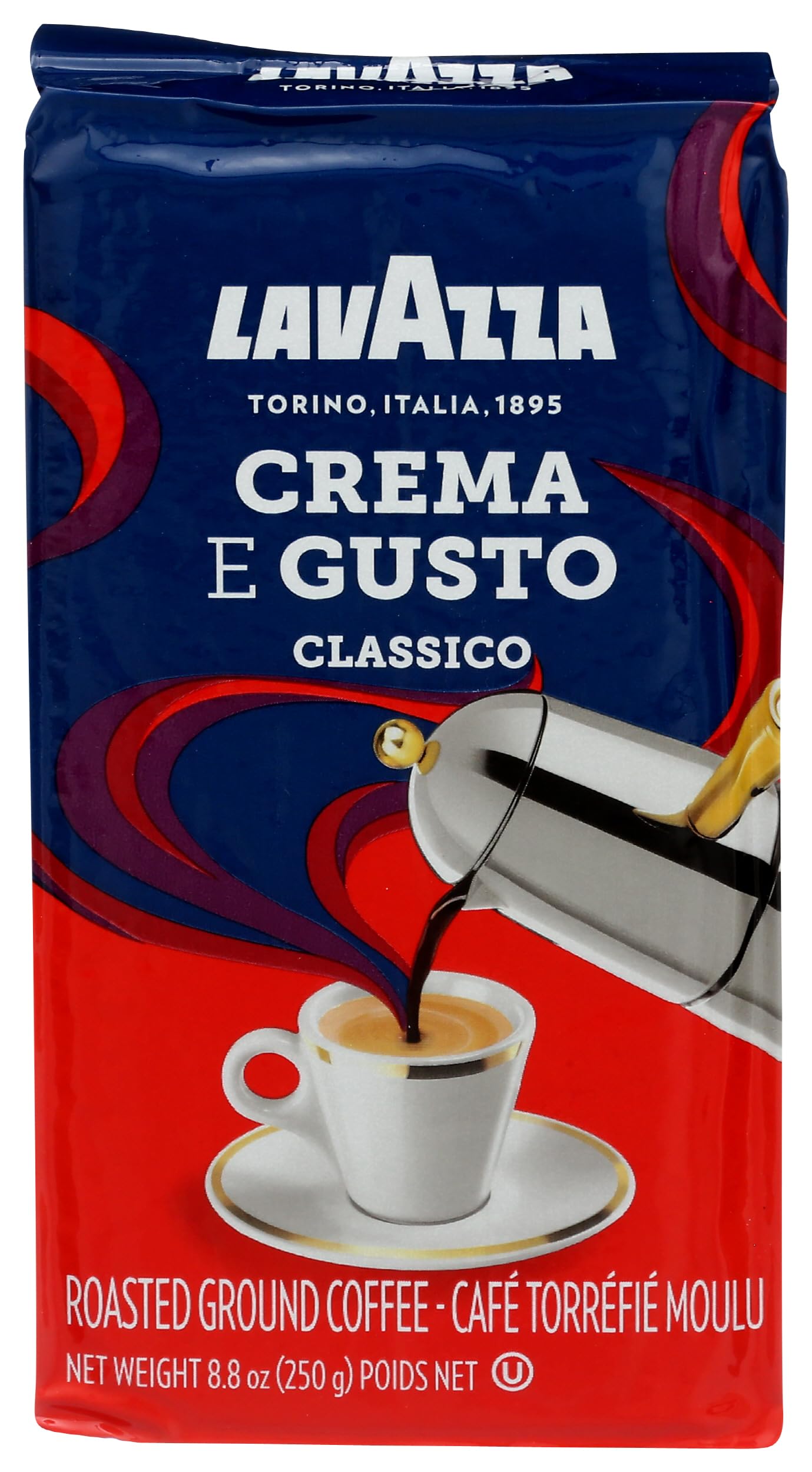 Lavazza Crema E Gusto Coffee 250 G (Pack Of 4)