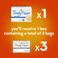 Jolly Time Simply Popped, Vegan, Dairy Free Microwave Popcorn, 3Oz Sharing Bag, 3 Bags Per Carton (Simply Popped Sea Salt, 3 Ounce (Carton Of 3))