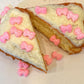 Edible Valentines Cake Decorations (Pink Bow) - Royal Sugar Icing Decorations - Valentine's Sprinkles for Baking