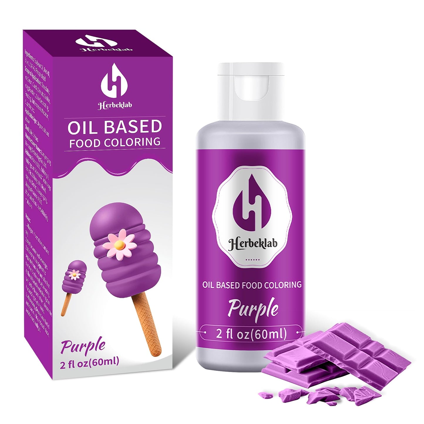 Purple Oil Based Food Coloring For Chocolate 2 Fl Oz Professional Concentrated Purple Oil Food Dye For Melting Chocolate Candy M