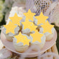 60 Pcs Edible Gold Star Cupcake Toppers Edible Stars For Cake Decorating Edible Twinkle Star Cupcake Picks Baby Shower Cake Deco