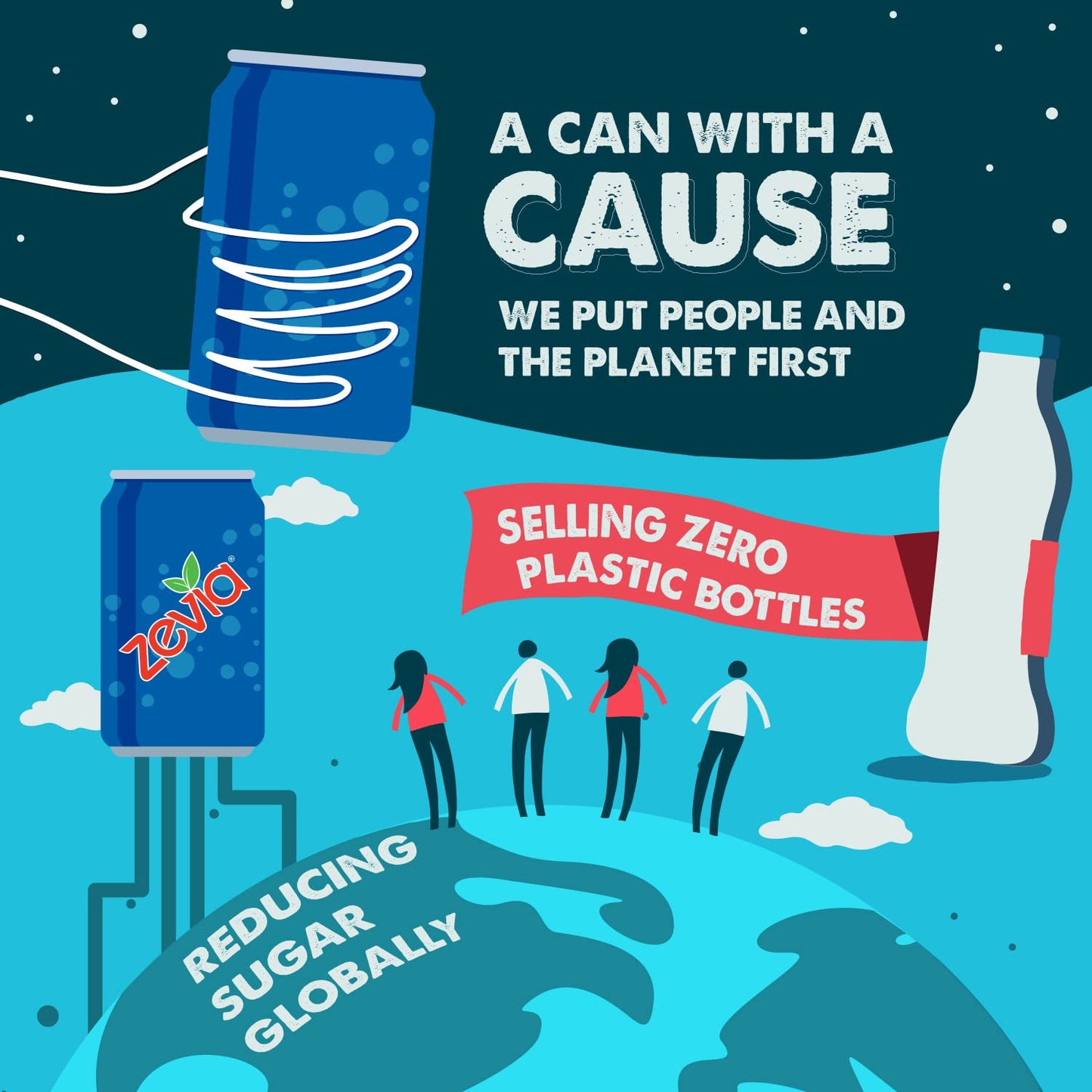 Zevia Zero Calorie Soda, Lemon Lime Twist, 12 Ounce Cans (Pack of 20)