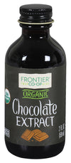 Frontier Co-Op Organic Chocolate Extract, 2 Ounce Glass Jar, Warm Flavor For Desserts, Cheesecake, Coffee And Smoothies