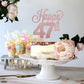 Lingteer Happy 47Th Birthday Cake Topper - Cheers To 47Th Birthday 47 Years Old Birthday Party Cake Decorations Sign.