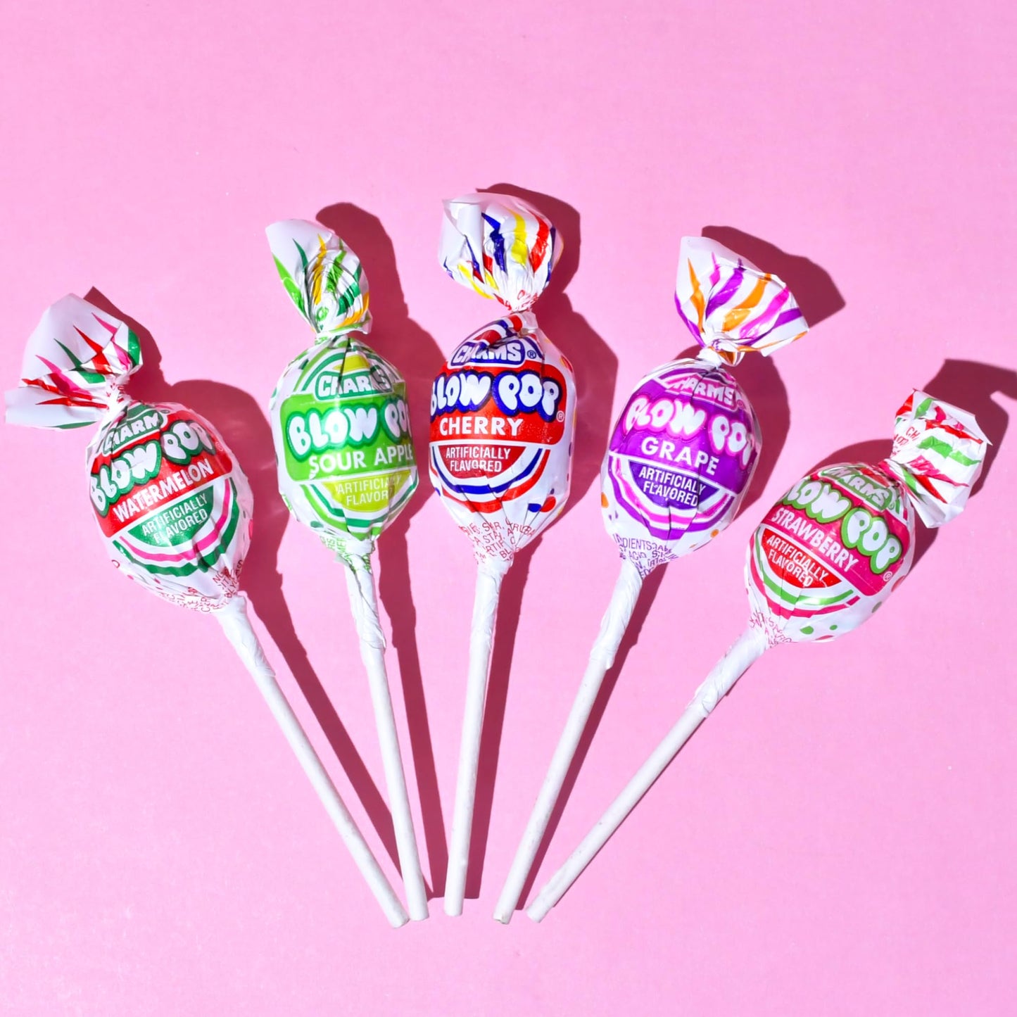 Tootsie Roll Charms Blow Pop Lollipops - Assorted Flavors, Peanut Free - 45 Count (29.25 oz)