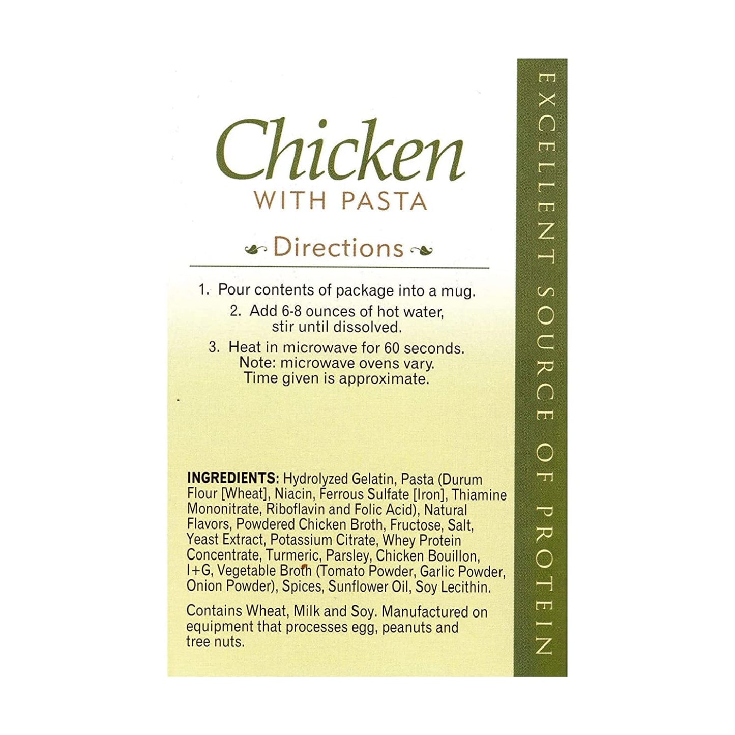 FITWISE High Protein Soup, Chicken with Pasta, 15g Protein, Low Calorie, 0.71 Ounce