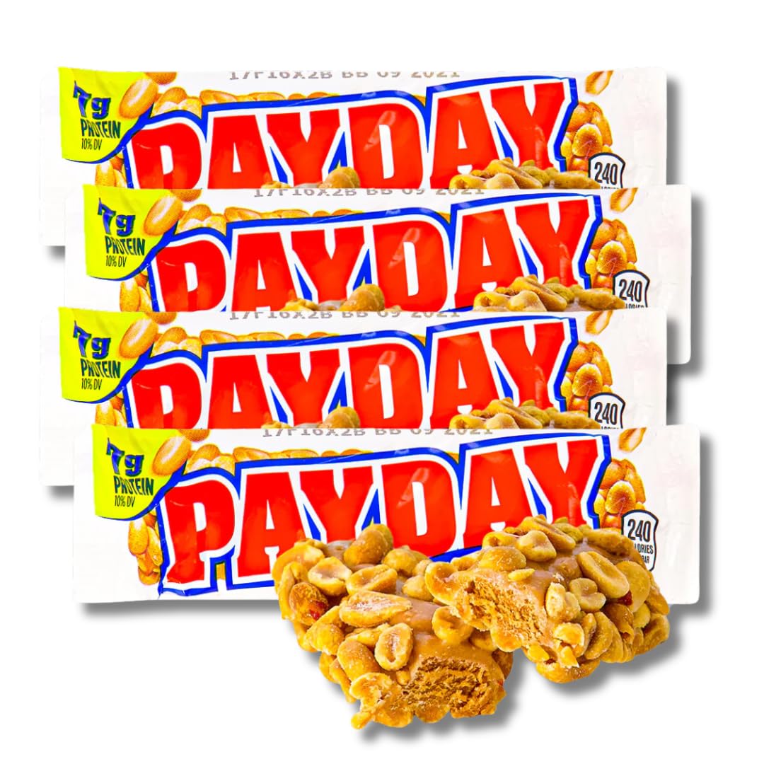 Classic Full Size Candy & Candy Bar Gift Packs By Lyza's Sweets & Treats (Pack of 4, Classic Payday)