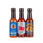 Hot Ones Season 24 Heat Pack, Hot Sauce Pack With Onima (Il Mig+), Black-Eyed Susan (Red Flag), High River Sauces (Peppers Up!),