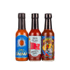 Hot Ones Season 24 Heat Pack, Hot Sauce Pack With Onima (Il Mig+), Black-Eyed Susan (Red Flag), High River Sauces (Peppers Up!),