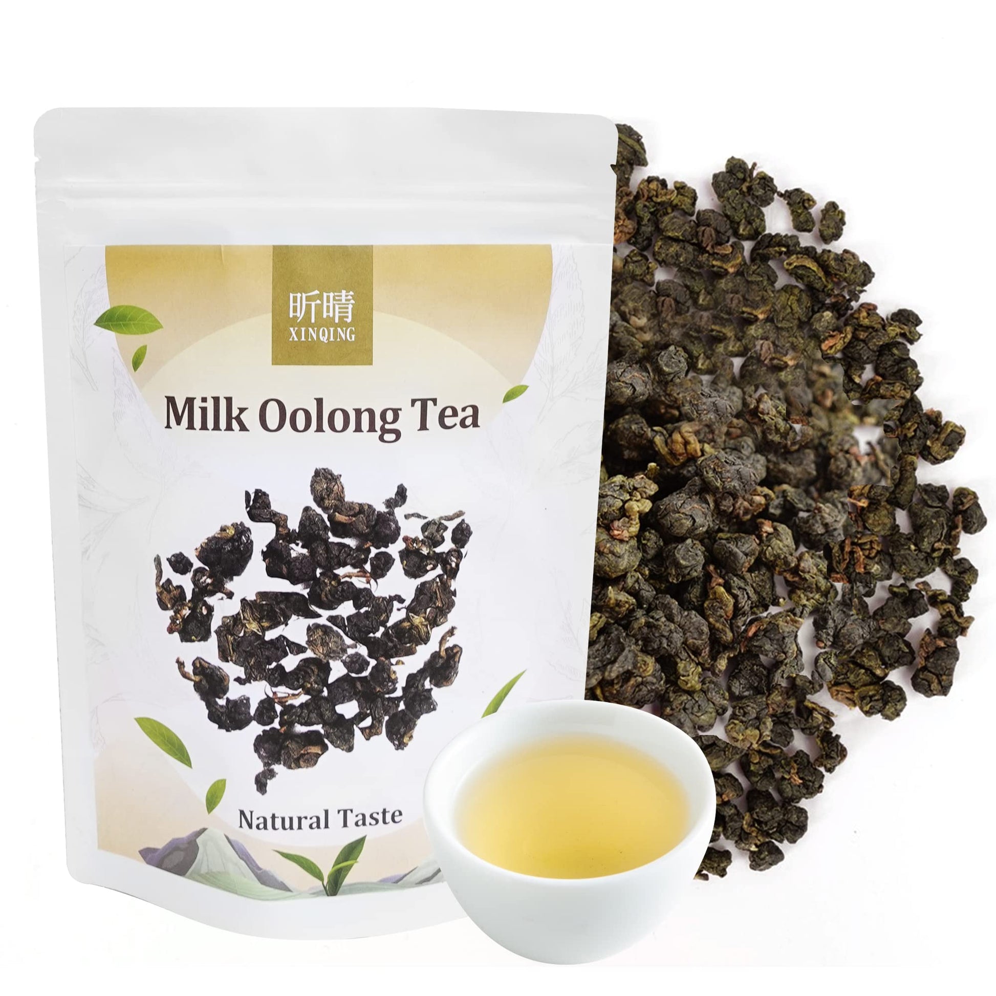 Xin Qing Milk Oolong Tea Jinxuan Oolong Tea Taiwan High Mountain Ulong Tea Taiwanese Jinxuan Tea 150G/5.29Oz