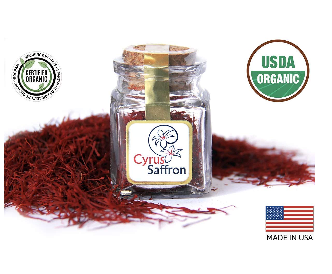 Cyrus Saffron Spanish Saffron 100% Pure Coupe 5 Gram - Aragon Spain