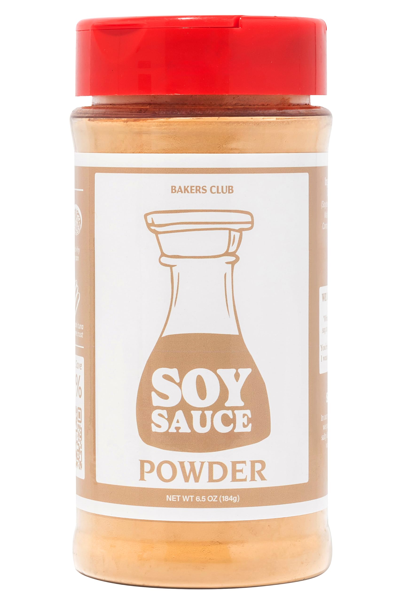 Soy Sauce Powder 6.5Oz - Dehydrated Savory Umami Rich Flavor - Umami  Dry Rubs  Spice Blends  Soups  Stews & Dressings - Culinary Creations - Convenient And Versatile Powdered Form - Bakers Club