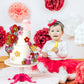 Bouiexye 61 Pcs Boho Cake Topper Balls Decorations Mini Balloon Retro Hippie Daisy Flower Acrylic Cake Topper For Birthday Party