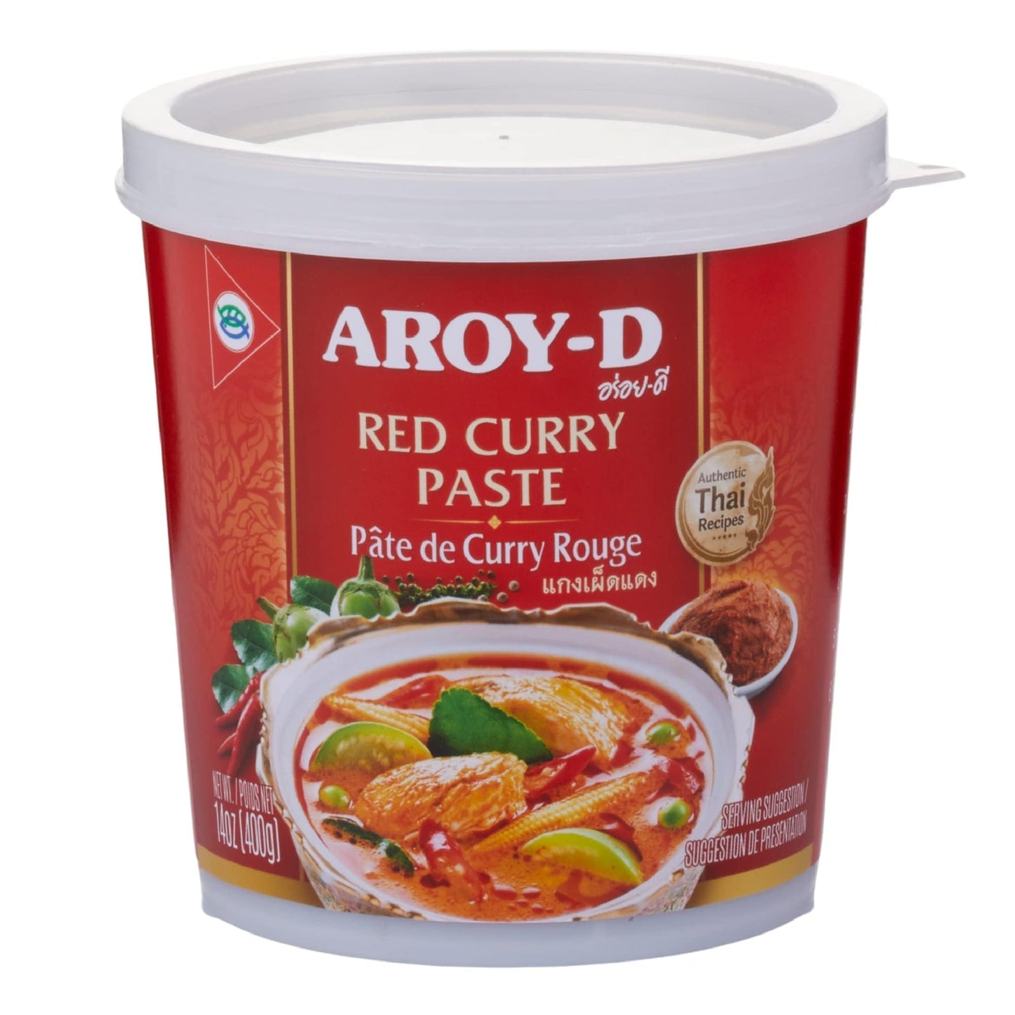 Aroy-D 14Oz Aroy D Red Curry Paste, 14 Ounce