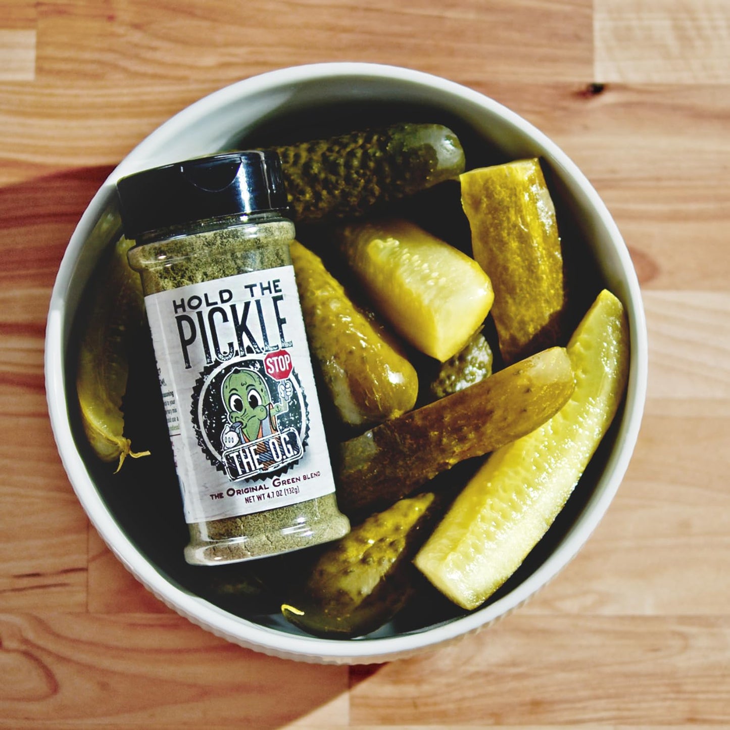 Hold The Pickle O.G. Dill Pickle Seasoning - Popcorn seasoning, Original Green Flavor Dill Pickles Seasoning for Cooking - Vegan