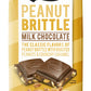 Darrell Lea Peanut Brittle Premium Chocolate Bar, Non-GMO, 5.6 Ounce