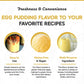 Fanale Egg Pudding Bubble Tea Flavoring Powder | 2.2 lbs (Pack of 20) | Ideal for Baking, Smoothies, Desserts, and Drinks