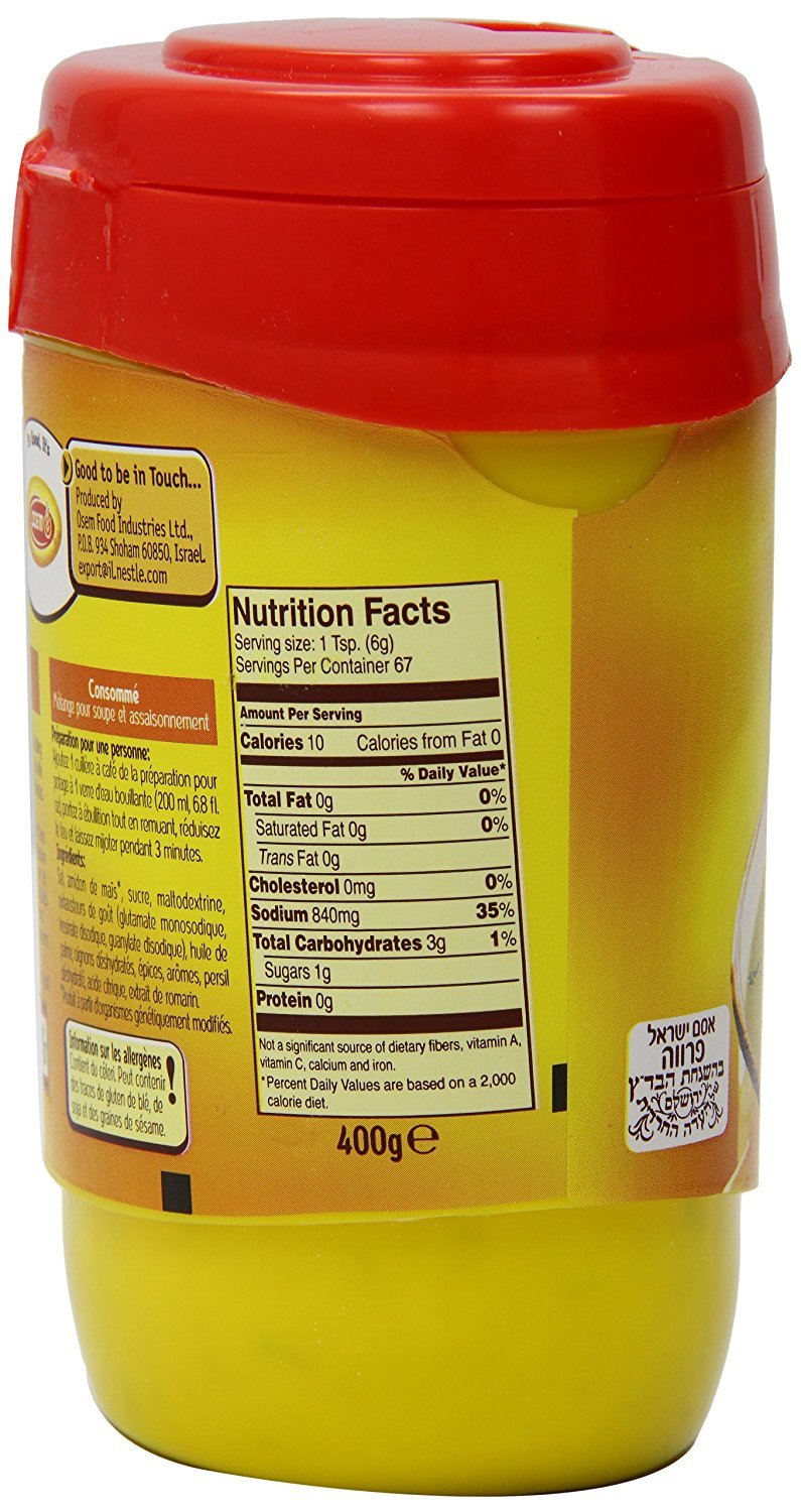 Osem Soup and Seasoning Mix, Consomme, Chicken (Pack of 12)