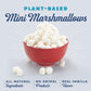 GoodMallow Mini Vegan Marshmallows - Kosher Halal Dairy & Gluten Free Healthy Mini Marshmallows - Natural Gelatin Free for Hot Chocolate  Smores  Campfire  Baking - Non-Artificial