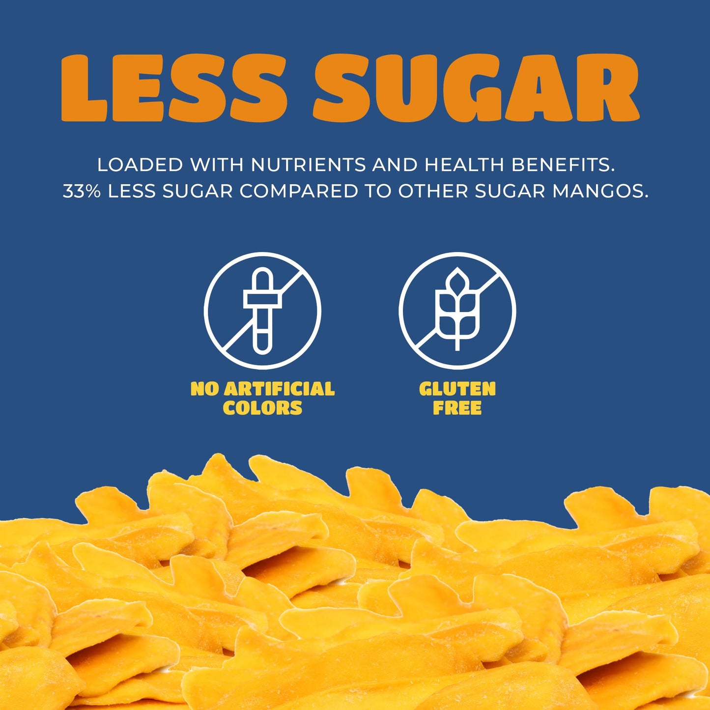 Paradise Valley Dried Mango Slices - Soft & Juicy, Low Sugar, Gluten Free, 16 Oz (1 Pound)