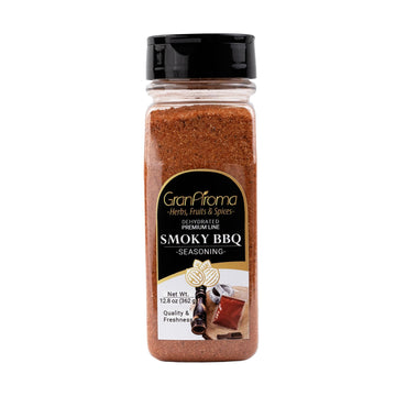 GranAroma Smoky BBQ Seasoning - Rich Smoky Flavor for Grilling and Roasting, 12.8 Ounce