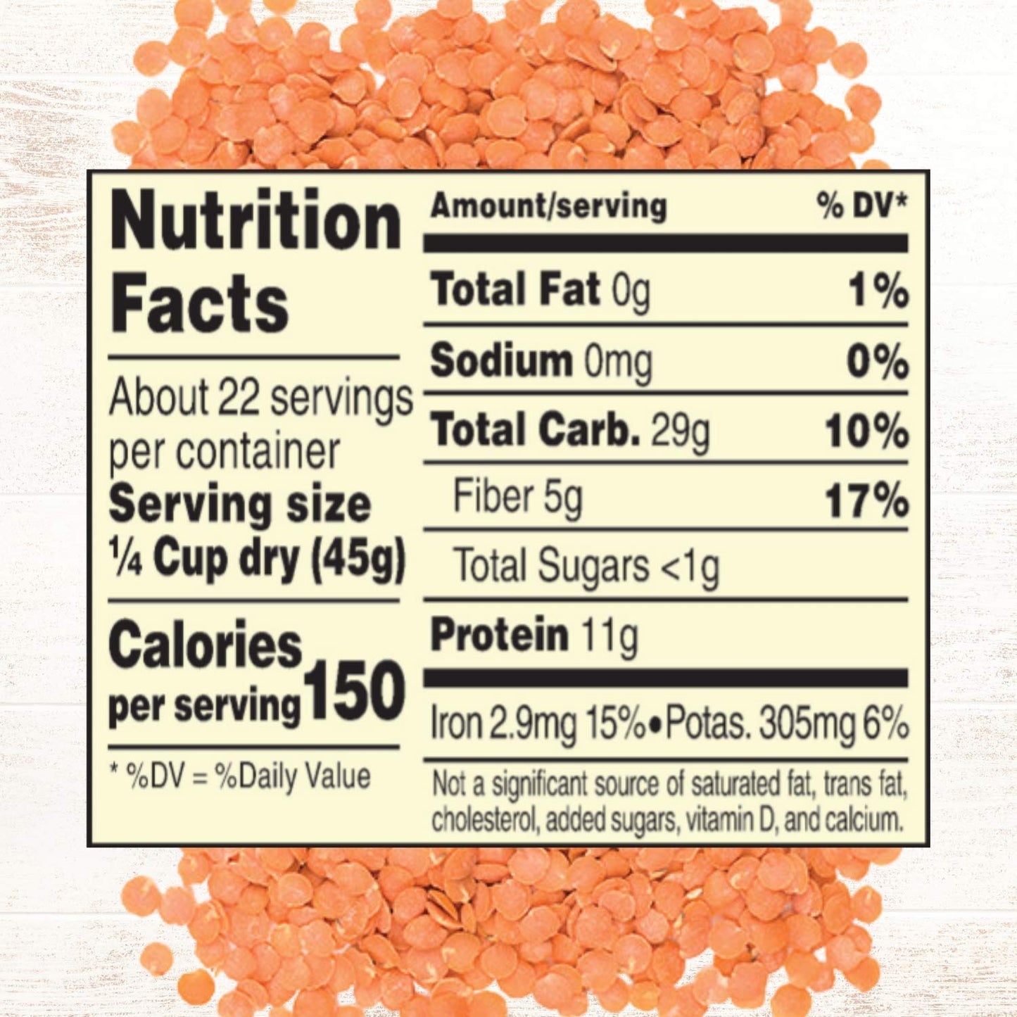 Roland Foods Dried Split Red Lentils, 35.3 Ounce Bag, Pack Of 2