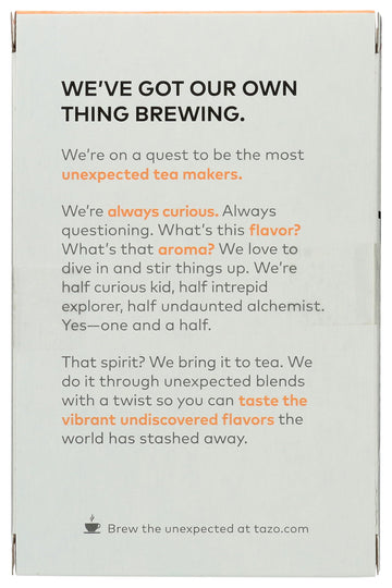 Tazo Organic Baked Cinnamon Apple Tea, 20 Ct