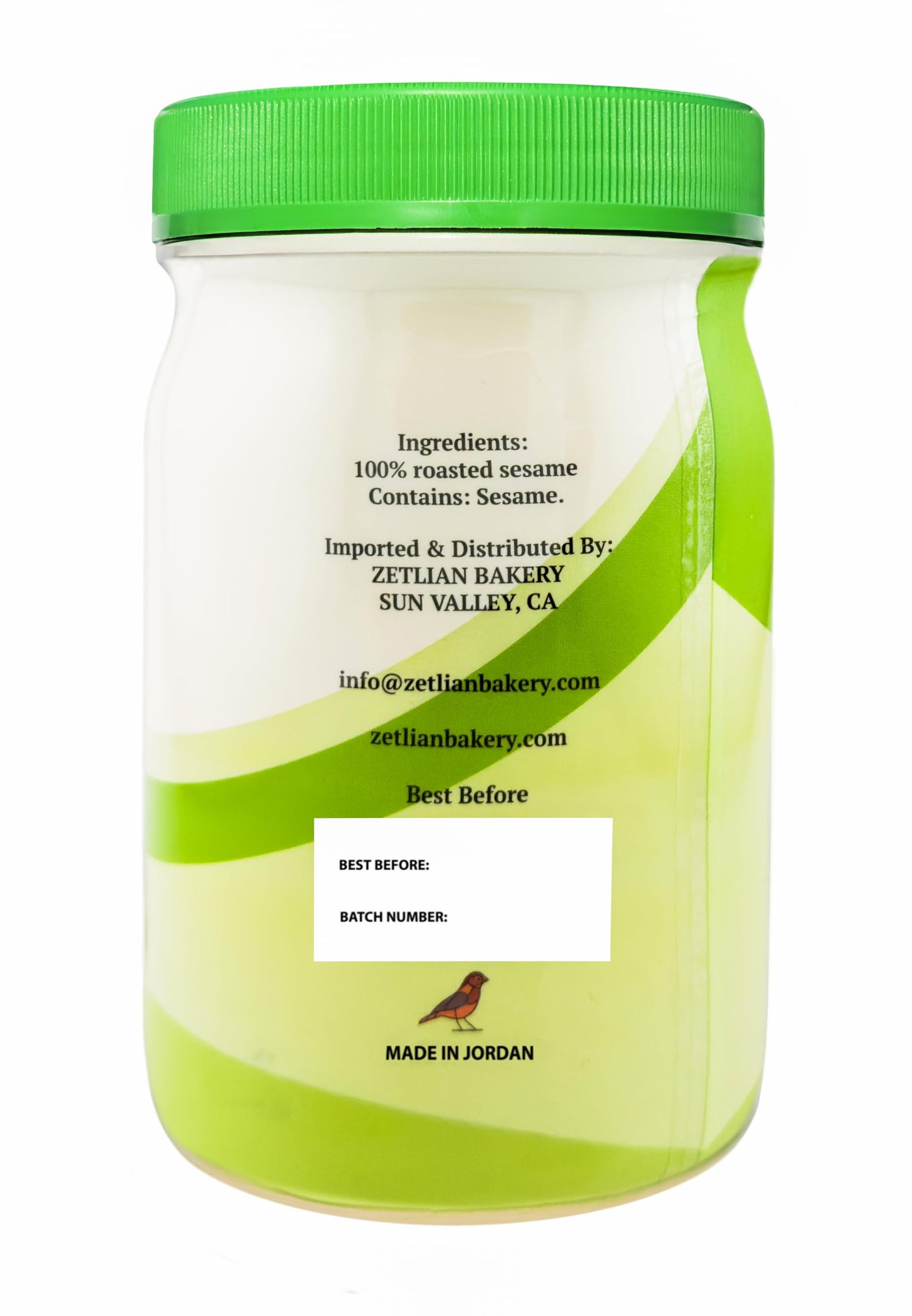 Hafle Tahini Paste For Hummas 28.2Oz (800G) - Jordanian Sesame Seed Paste, Ideal For Hummus, Baba Ganoush, Sauces & Dressings -