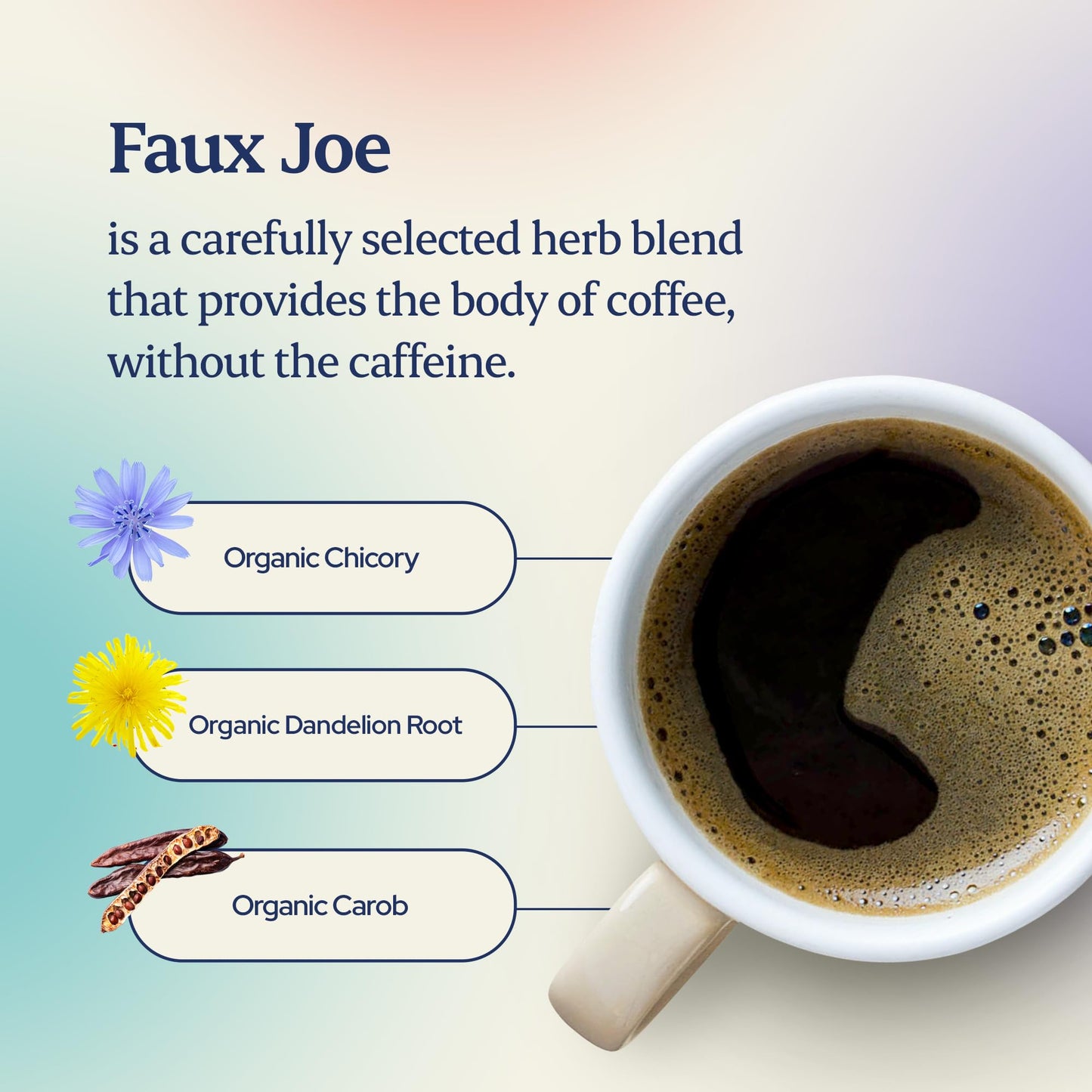 Sip Herbals Dandelion Root Tea - Caffeine-Free Loose Leaf Coffee Alternative - 18 Servings - Organic Coffee Substitute