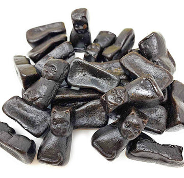 SweetGourmet Premium Dutch Licorice Cats | Gustaf's Sweet Black Licorice | 3 pounds