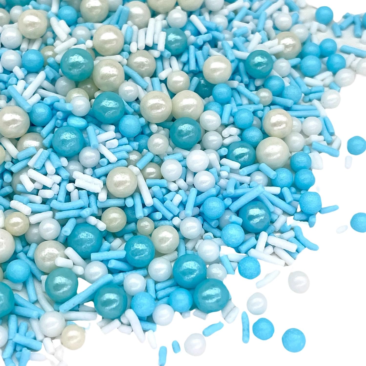 Manvscakes | Sprinkles | 4 oz | Cake sprinkles | Cupcake sprinkles | Baking | Sprinkle mix | Edible sprinkle (Baby blue)