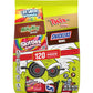 Mars Halloween Candy Variety Pack - SNICKERS Minis, SKITTLES Gummies, LIFE SAVERS Gummies, MILKY WAY Minis & TWIX Minis - 120 pcs Bulk Bag