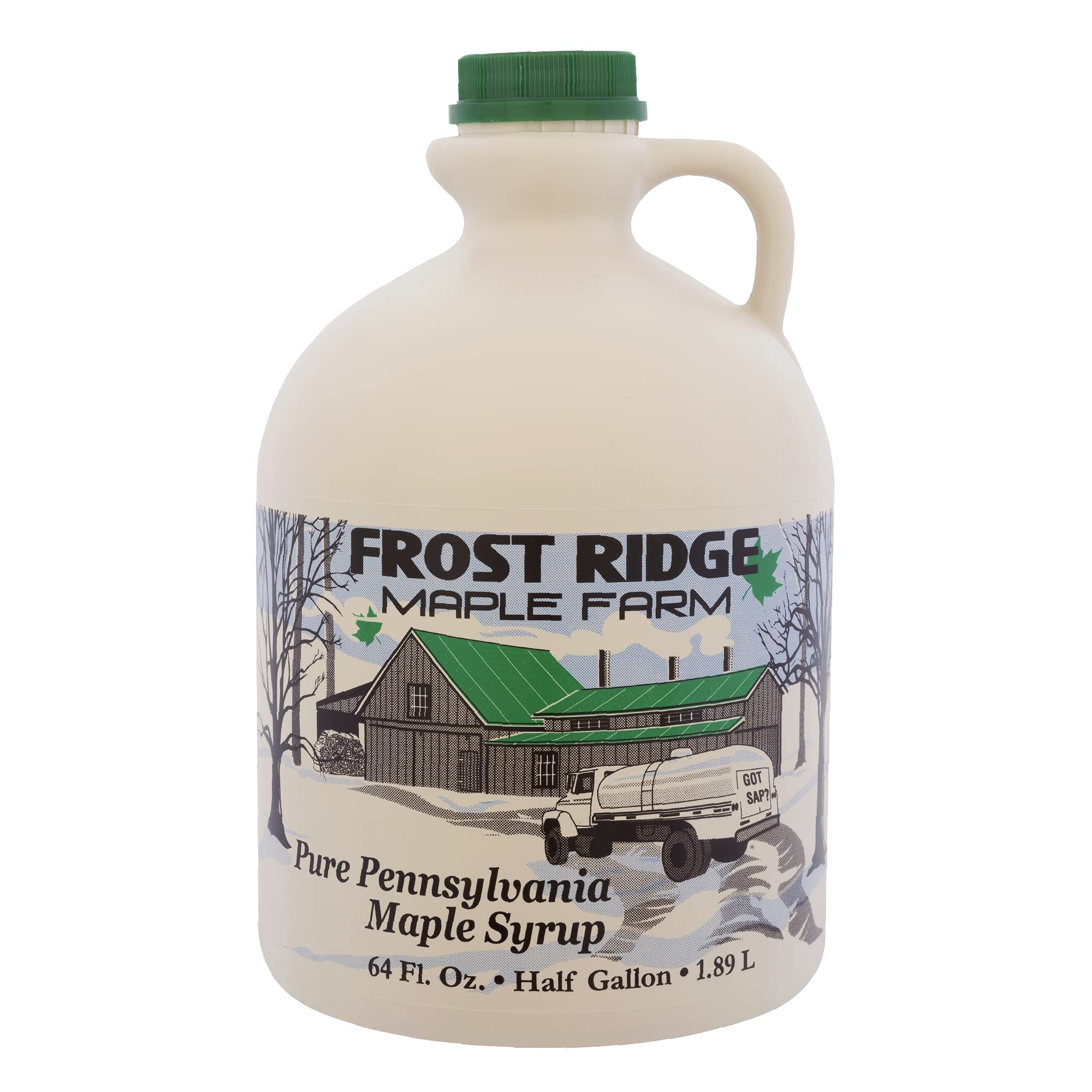 Frost Ridge Maple Farm, Organic Maple Syrup, Grade A, Half Gallon (64 ...