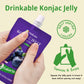 Hethstia Konjac Jelly Pouch Drinkable Variety Pack - Low Calorie, Gluten-Free, Vegan, Keto, Vitamin C, 10 Pack - Lychee, Blueber