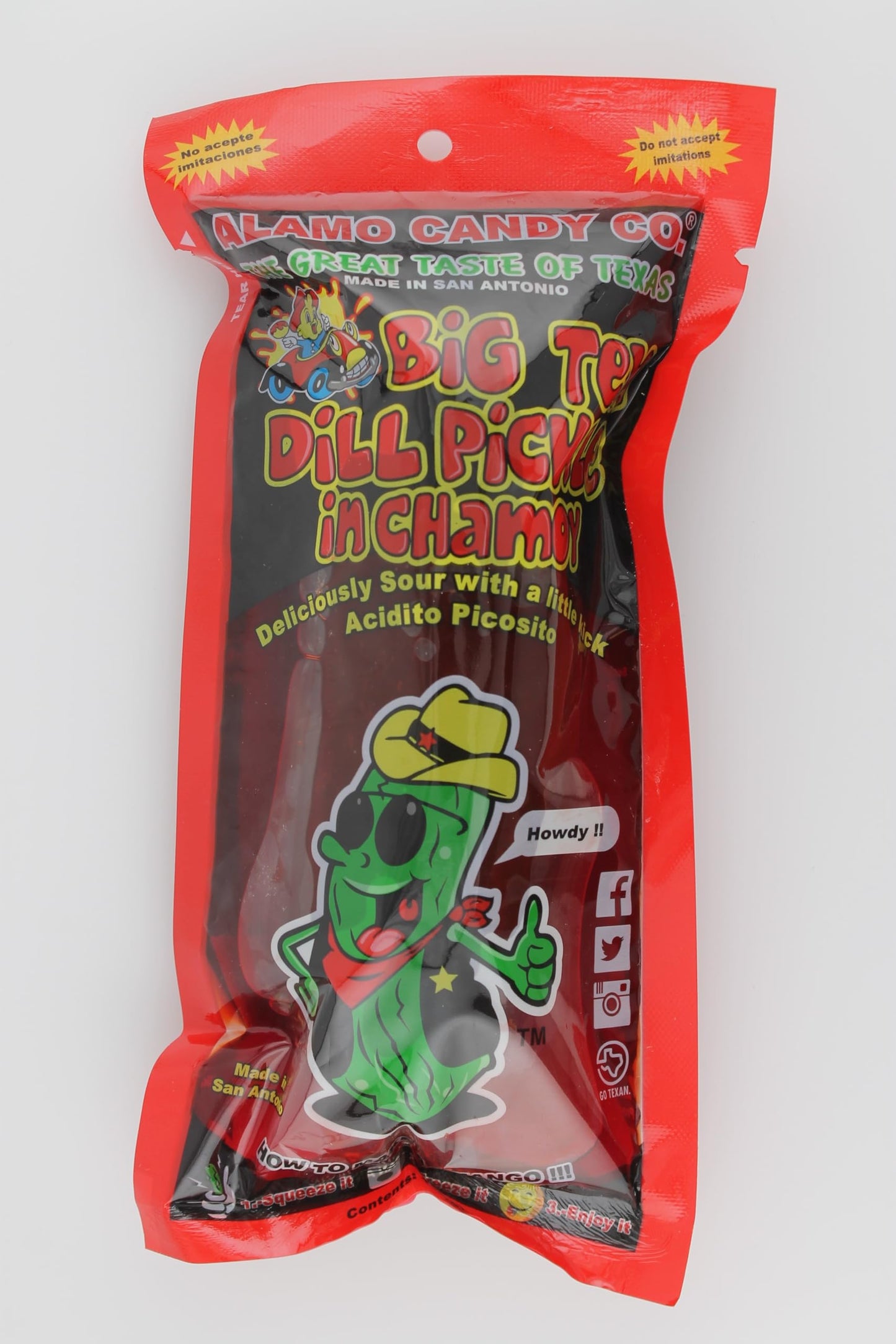 Chamoy Pickle Kit, Mexican Candy Mix Ready To Make The Famous Tiktok Trend, Includes Original Alamo Dill Pickle, Baby Lucas, Luc