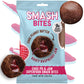 Chia Smash Raspberry Energy Bites | Gluten-Free Vegan Snack Balls | 8g Protein | 8 Pack (5 Bites) | Chocolate Peanut Butter & Raspberry