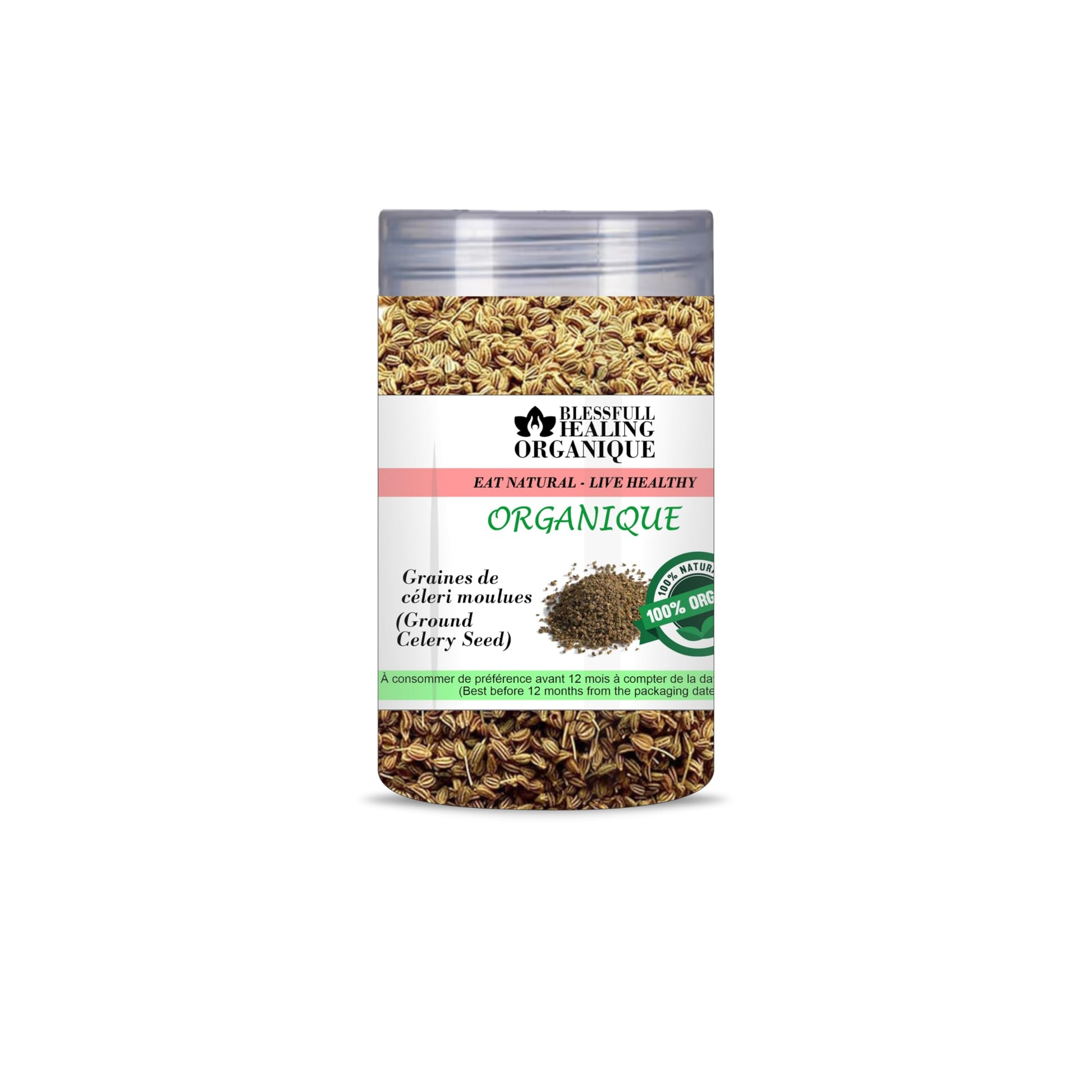 Blessfull Healing Organic Ground Celery Seed 100 Gram