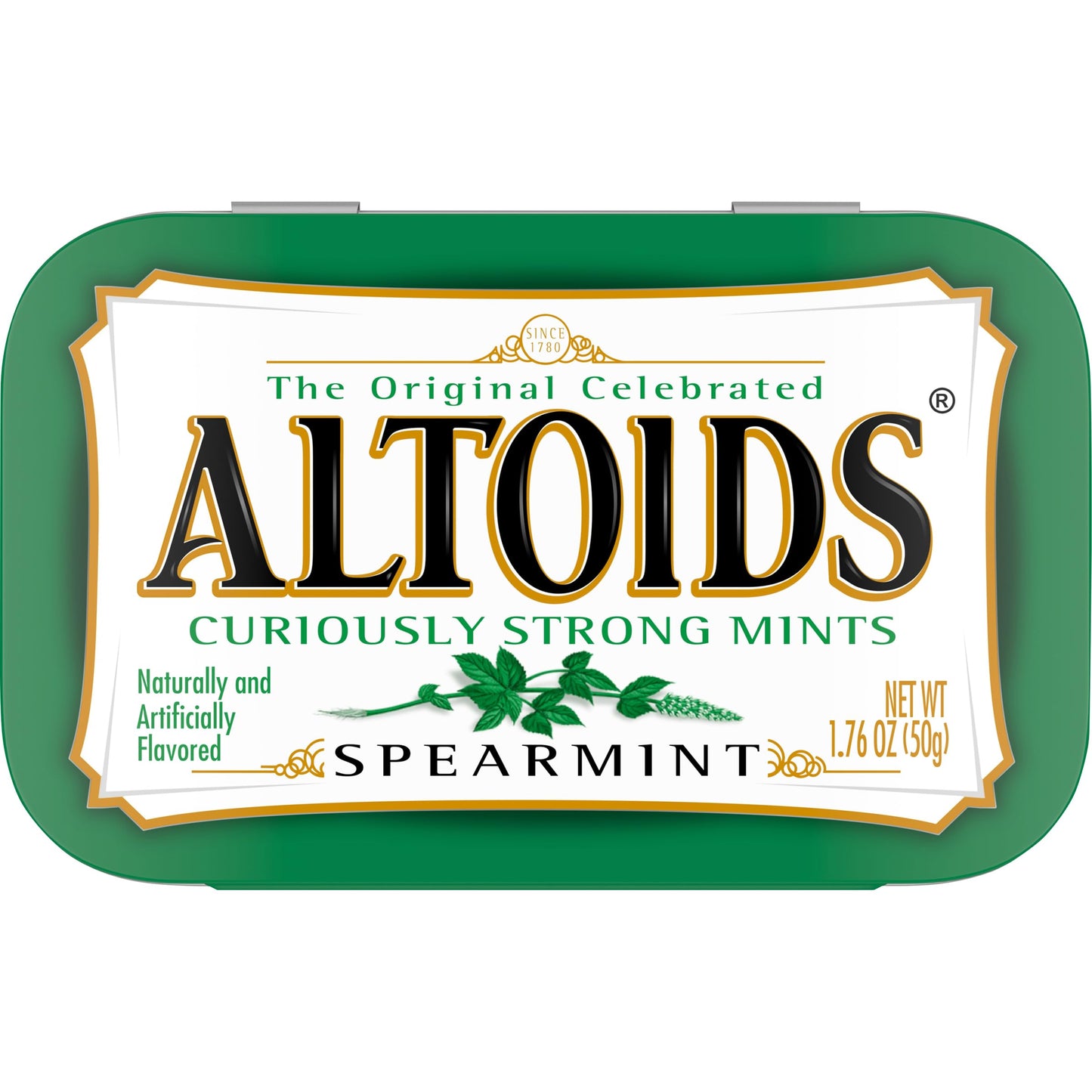 Altoids Spearmint Curiously Strong Mints  1.76 Ounce Each (3 Pack  5.28 Ounce Total)