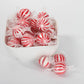 Peppermint Balls - 3 Pounds - Bulk Red Mint Hard Candy - Red And White Candy For Buffet - Individually Wrapped