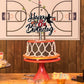Basketball Happy 8Th Birthday Cake Topper 8 Eight Years Old Basketball Player Scene Cake Decoration Sport Theme Eighth Birthday