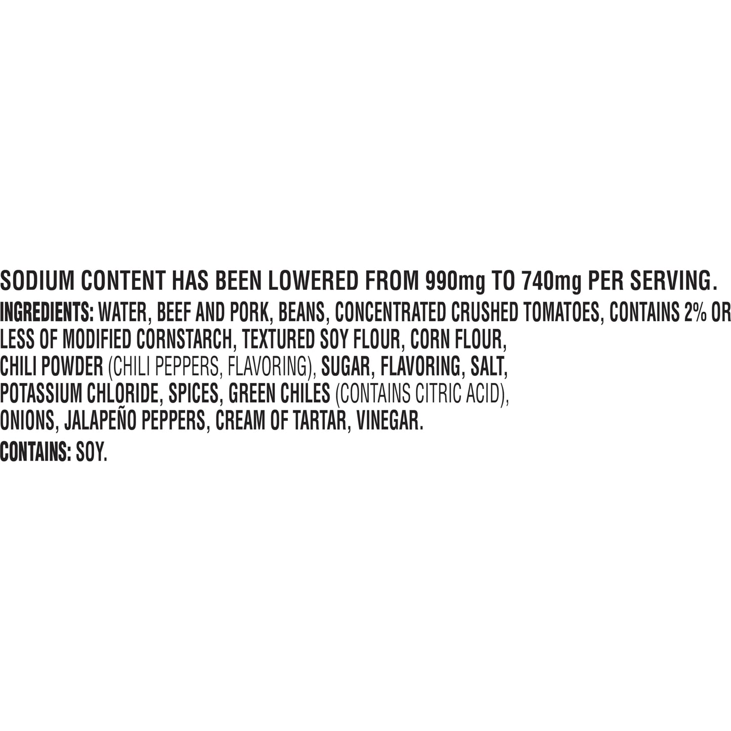 Hormel Chili With Beans, Less Sodium, 15 oz Canned Chili, Gluten-Free, Pack of 12, 16g Protein per Serving